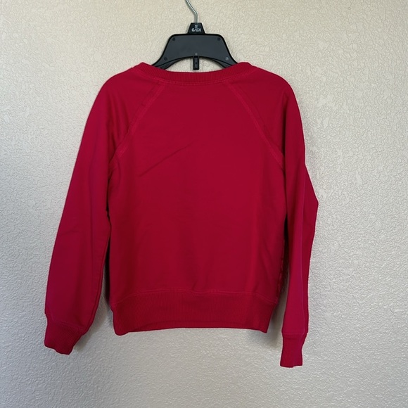 Girls pink sweatshirt size 6 - Picture 4 of 5